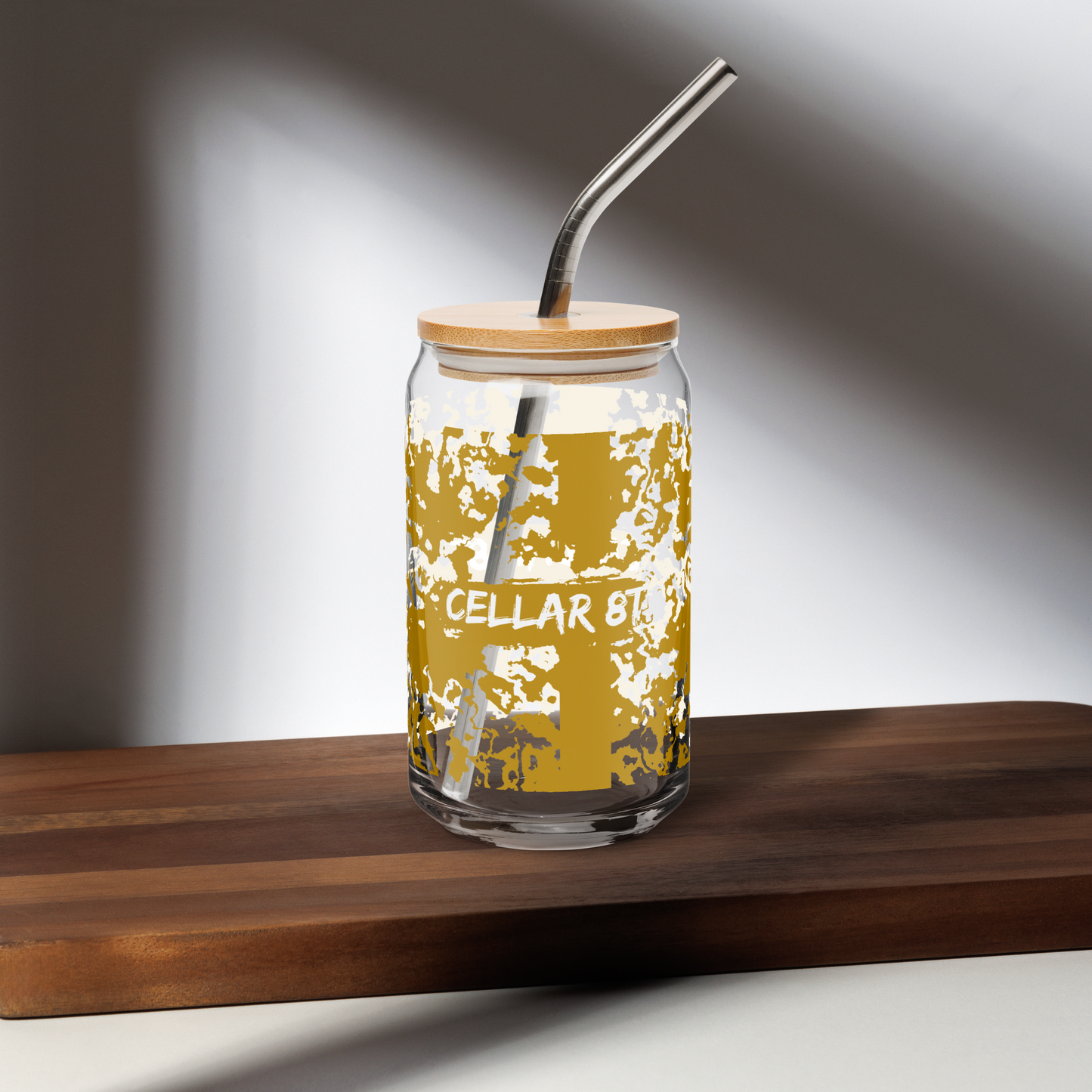 Cellar 8T - Smoked Honey Gold - Tall Cocktail Glass - 16oz