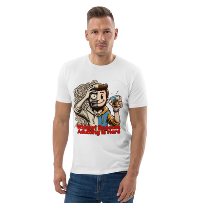Cellar 8T Whisky - Adulting - Unisex Organic Cotton T-Shirt image 24