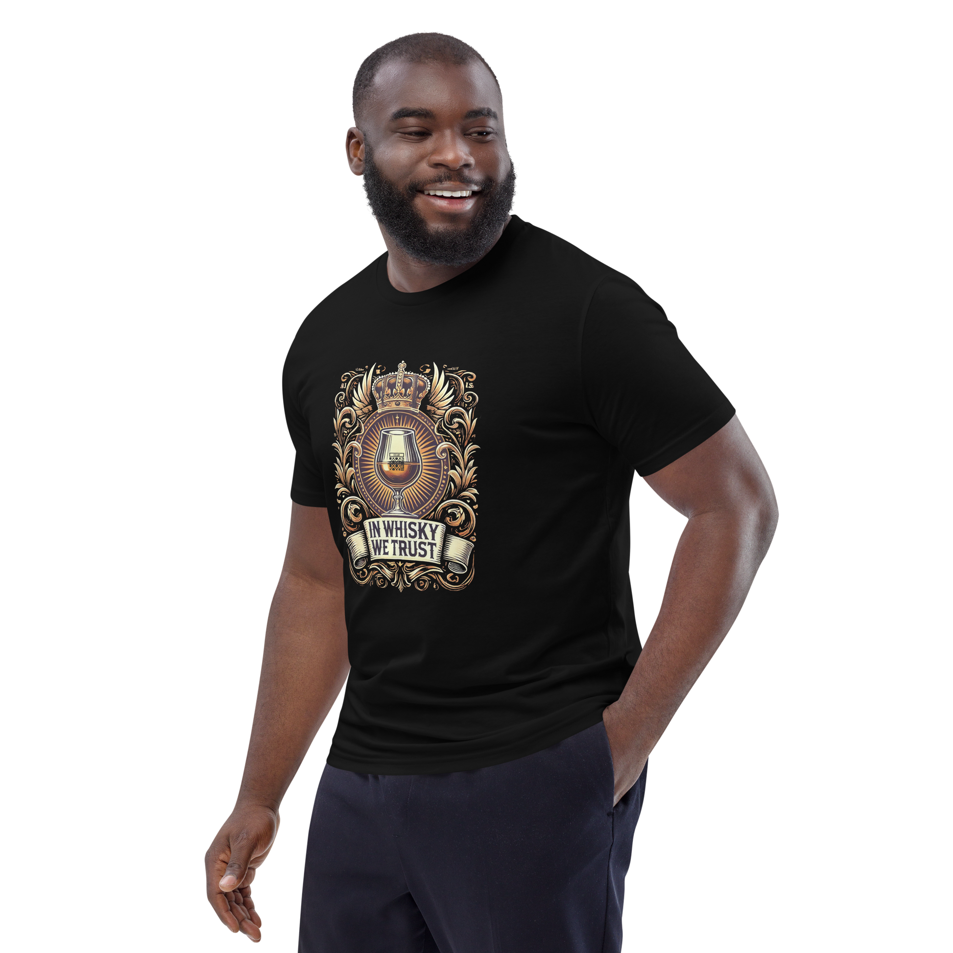 Cellar 8T Whisky - Trust - Unisex Organic Cotton T-Shirt image 4