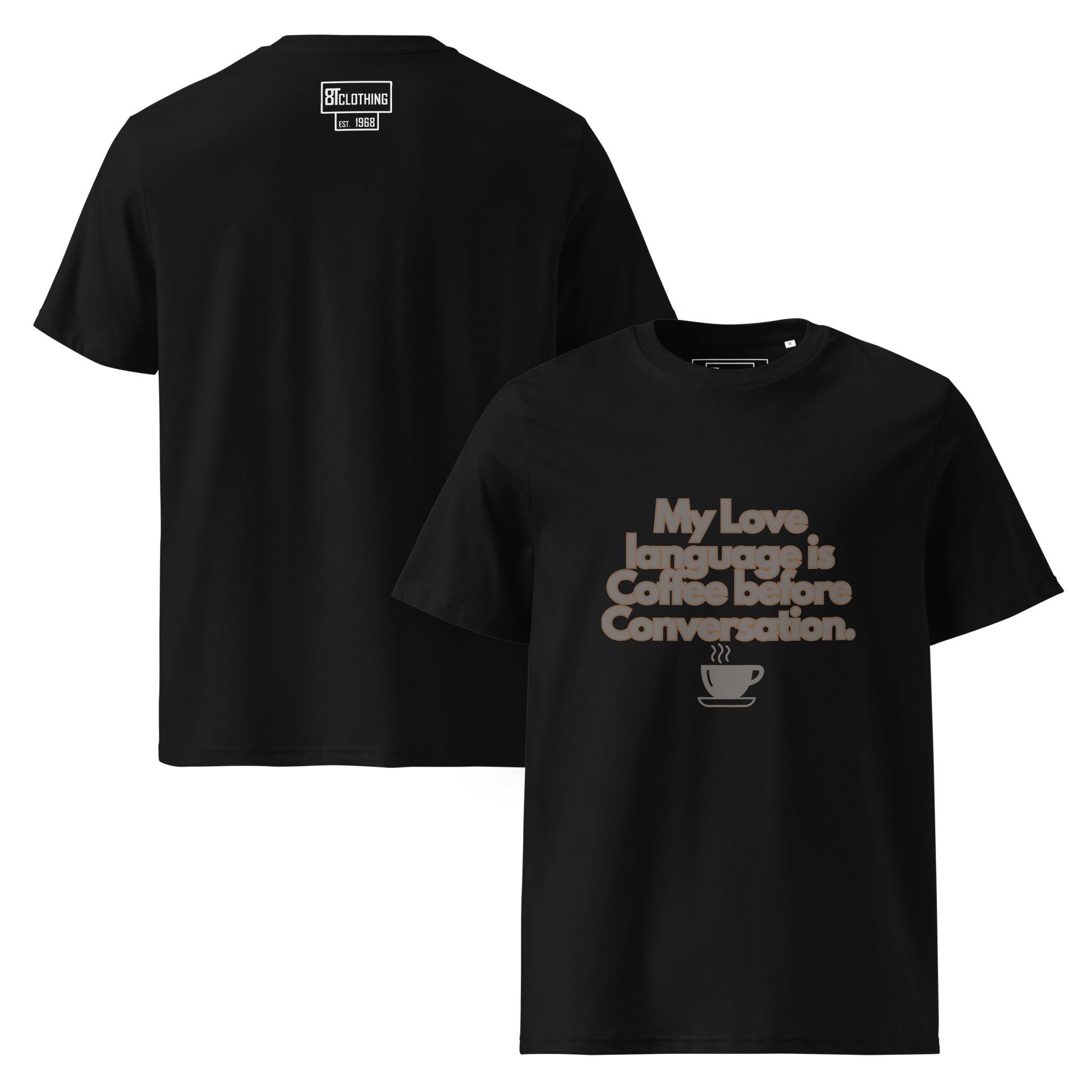 Cellar 8T Coffee - Love Language - Unisex Organic Cotton T-Shirt image 29