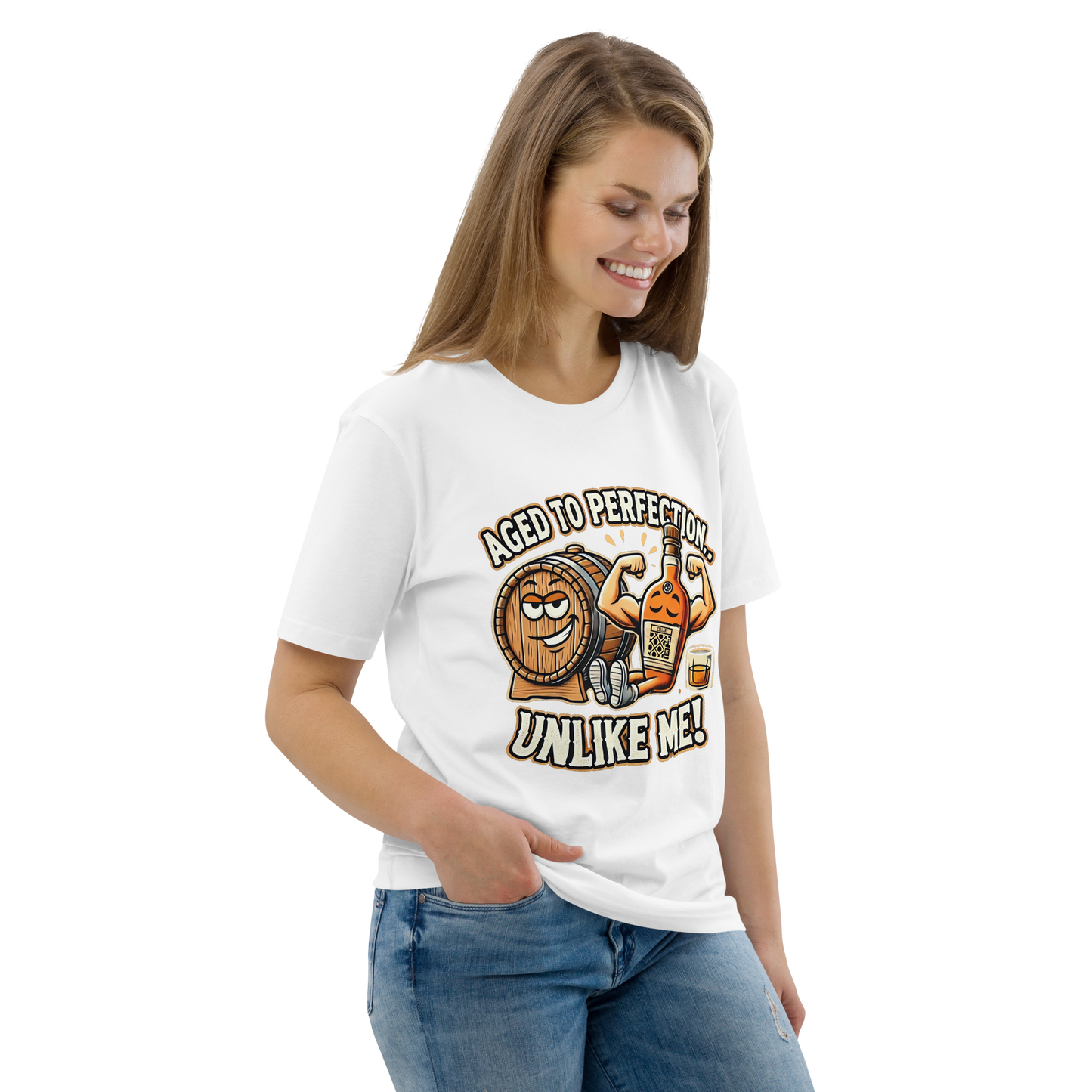 Cellar 8T Whisky - Aged - Unisex Organic Cotton T-Shirt image 7