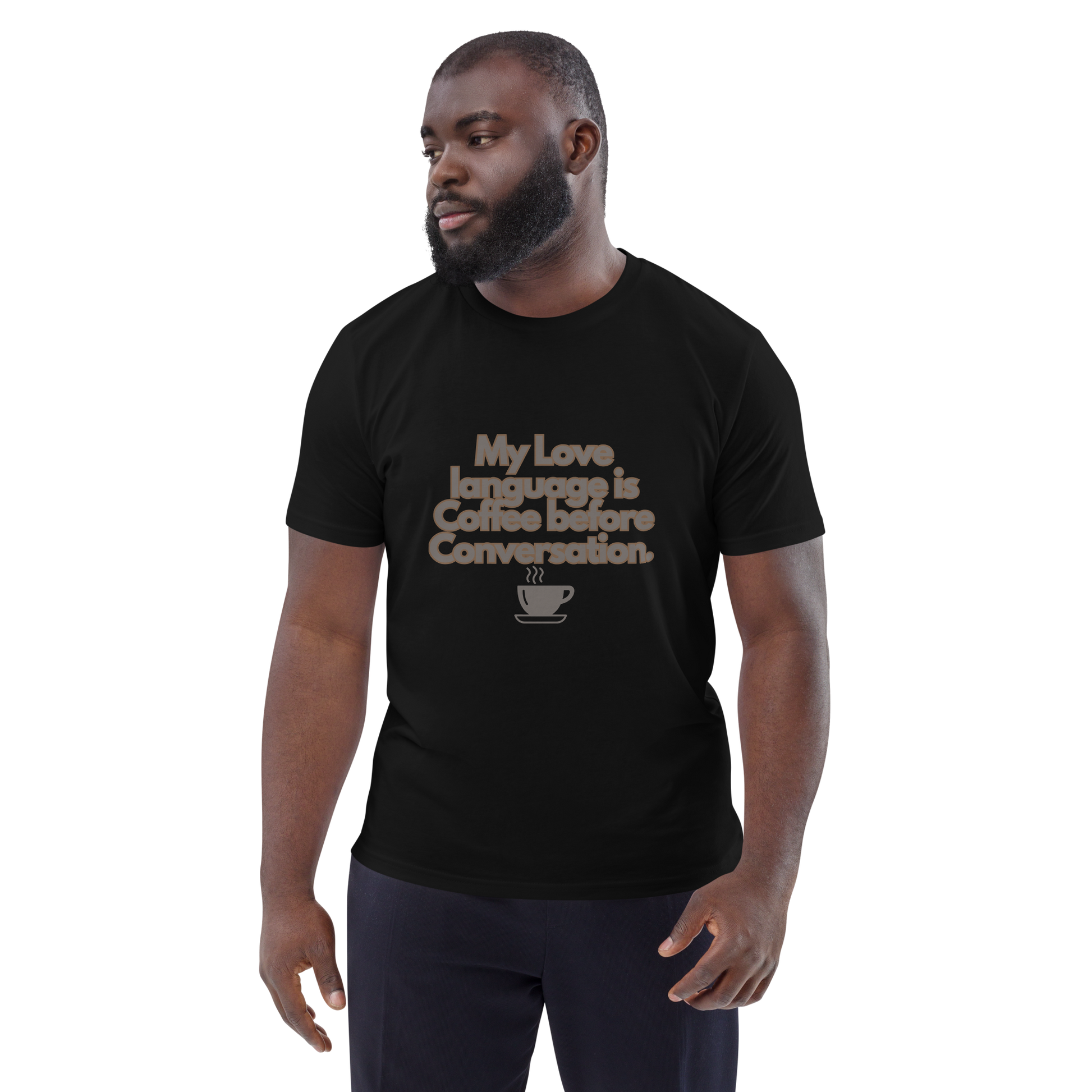 Cellar 8T Coffee - Love Language - Unisex Organic Cotton T-Shirt image 18