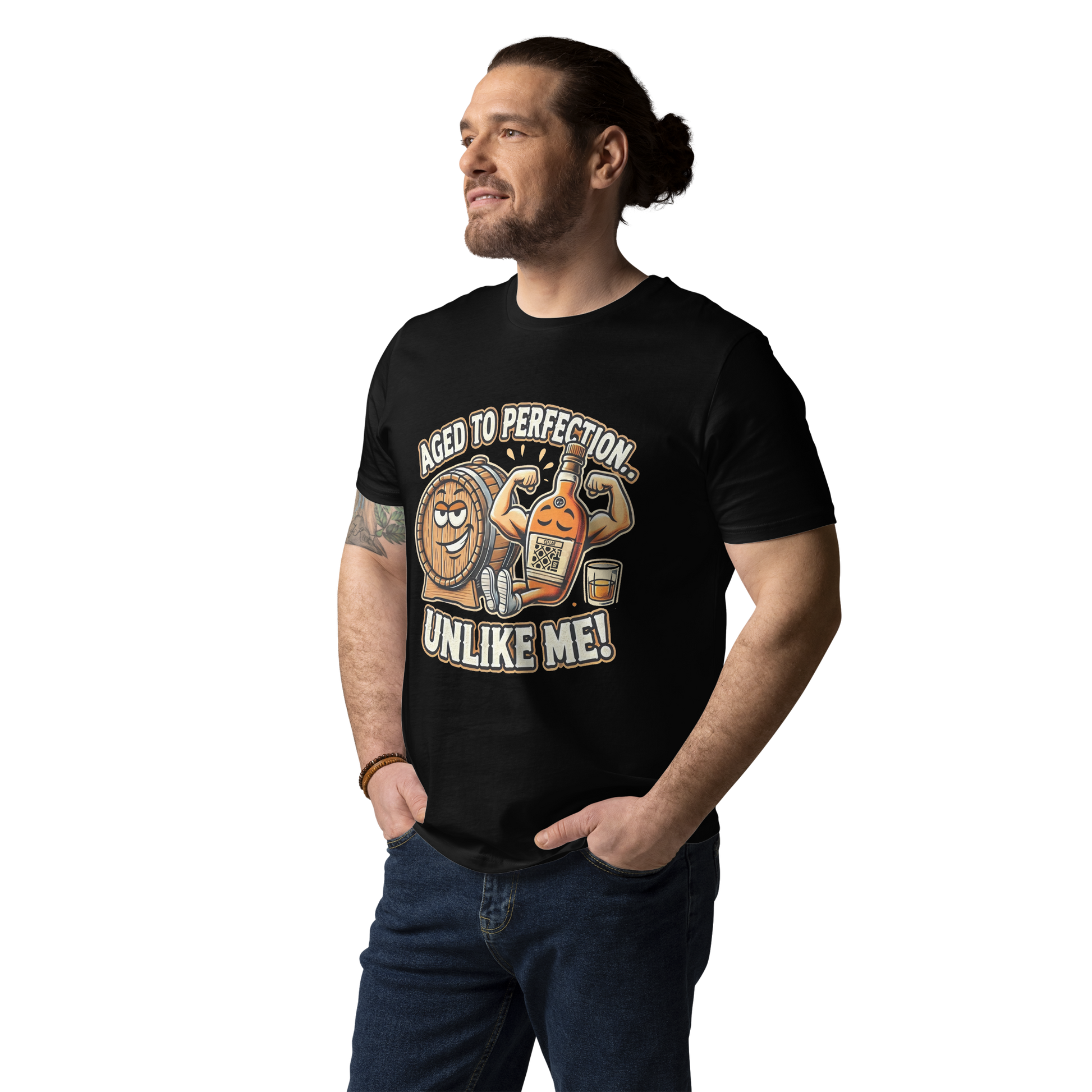 Cellar 8T Whisky - Aged - Unisex Organic Cotton T-Shirt image 12