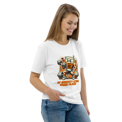 Cellar 8T Whisky - Workout - Unisex Organic Cotton T-Shirt image 9