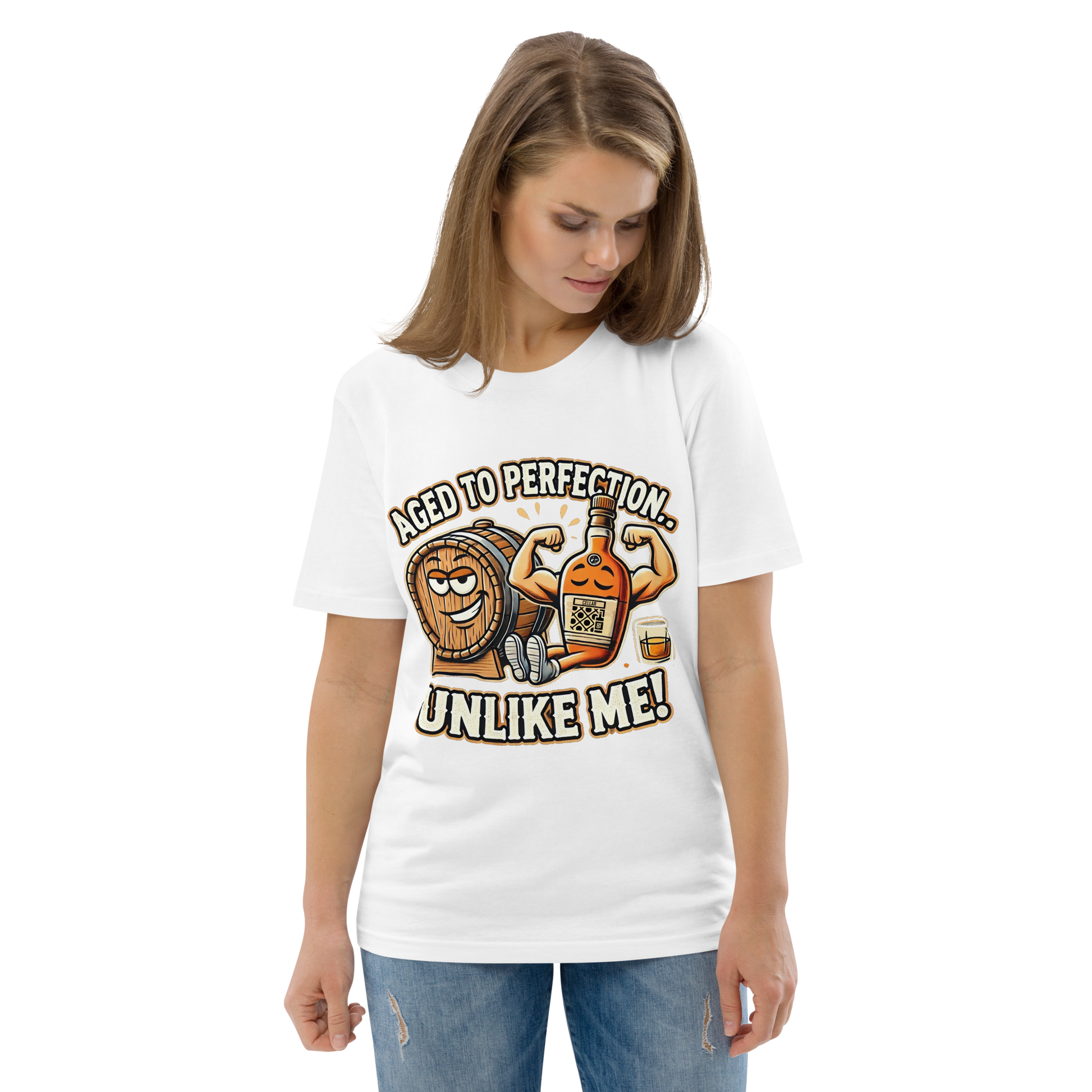 Cellar 8T Whisky - Aged - Unisex Organic Cotton T-Shirt image 3