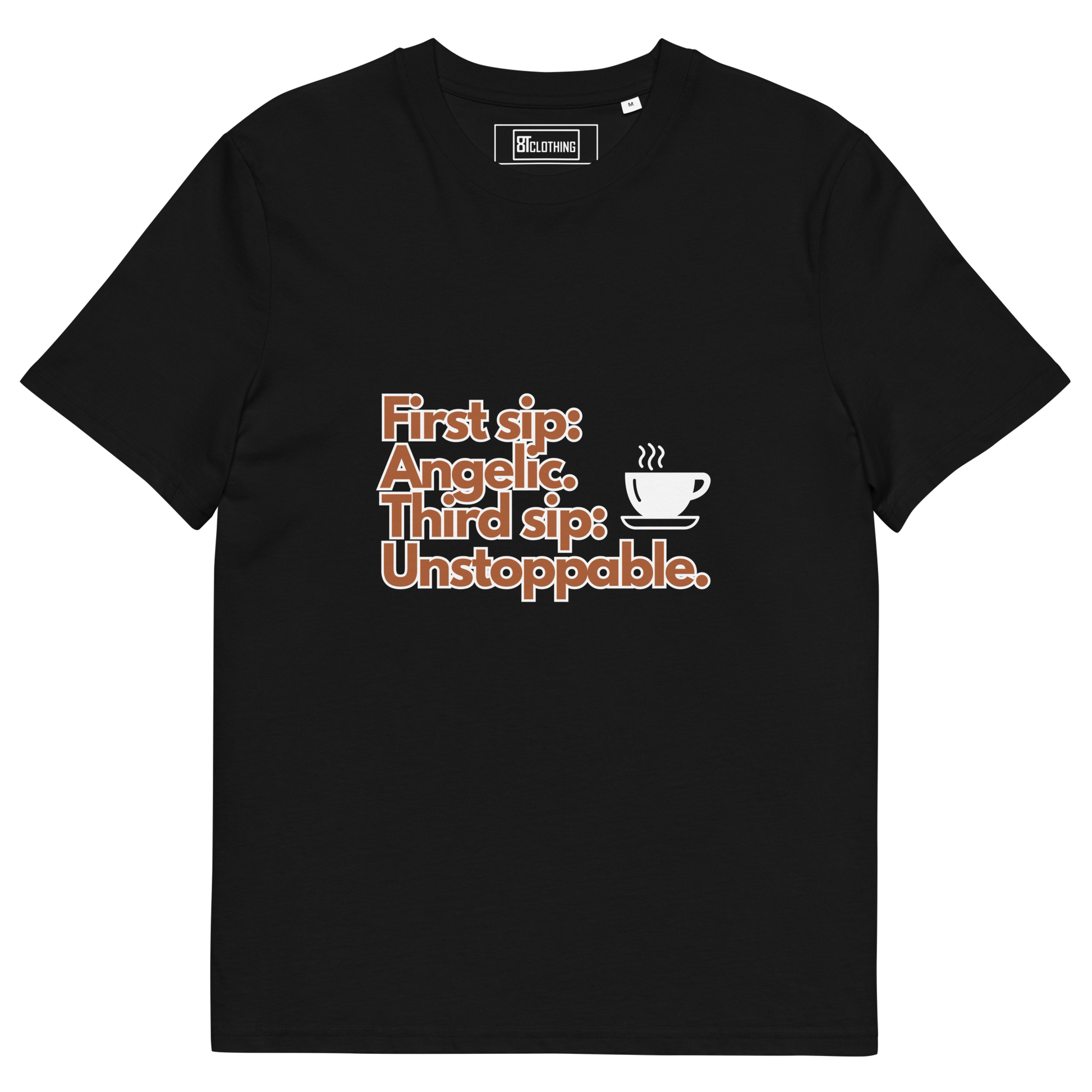 Cellar 8T Coffee - Unstoppable - Unisex Organic Cotton T-Shirt image 33
