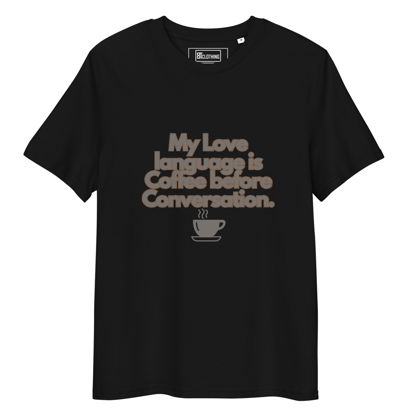 Cellar 8T Coffee - Love Language - Unisex Organic Cotton T-Shirt image 31