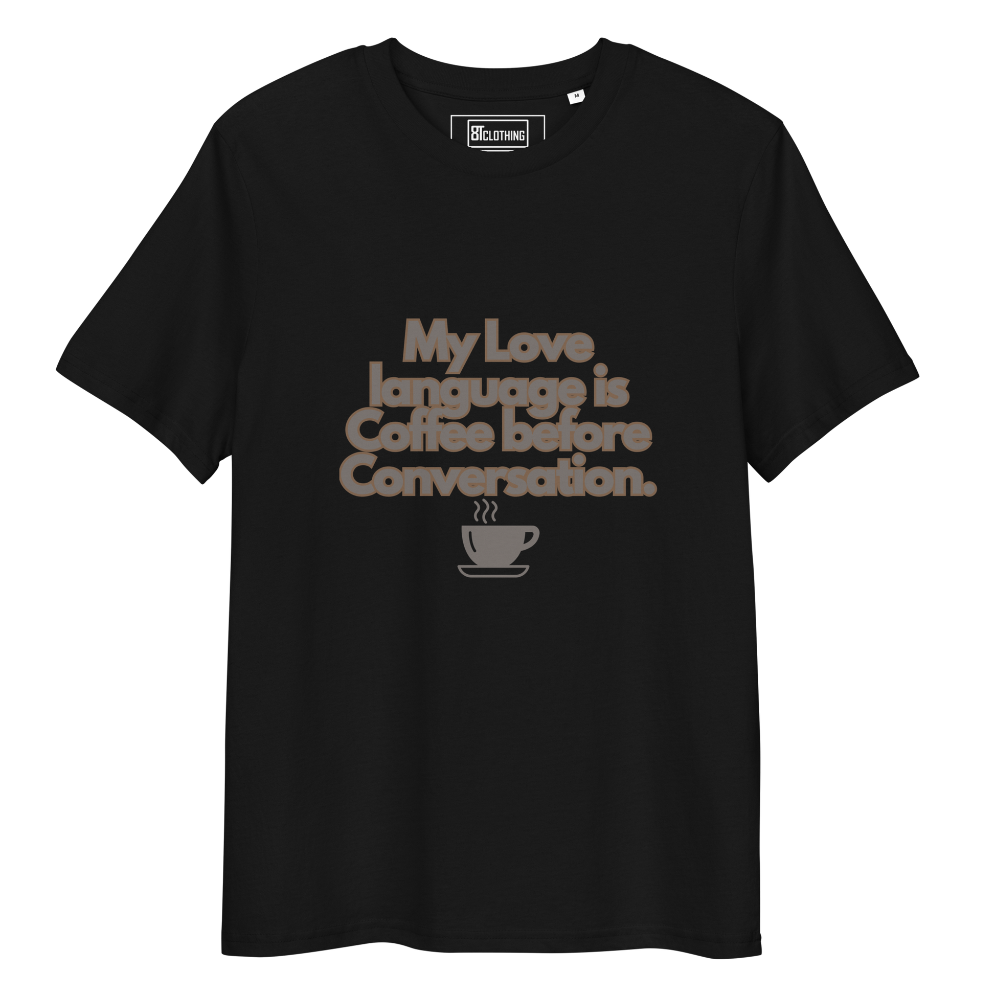 Cellar 8T Coffee - Love Language - Unisex Organic Cotton T-Shirt image 31