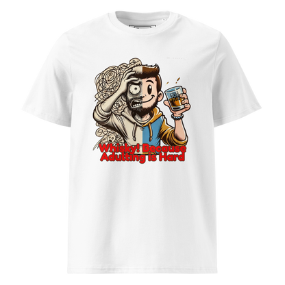 Cellar 8T Whisky - Adulting - Unisex Organic Cotton T-Shirt image 29