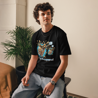 Cellar 8T Whisky - Sip Happens - Unisex Organic Cotton T-Shirt image 9