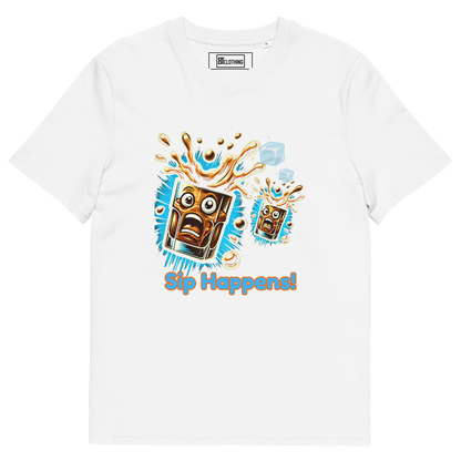 Cellar 8T Whisky - Sip Happens - Unisex Organic Cotton T-Shirt image 31