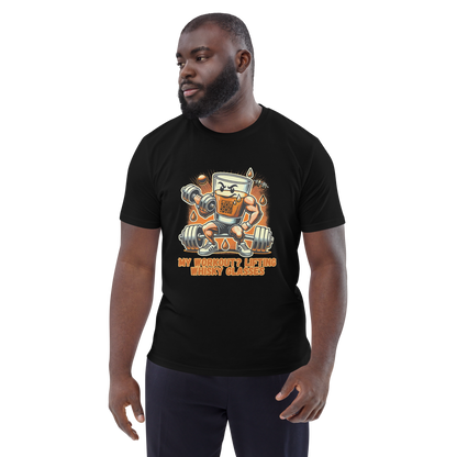 Cellar 8T Whisky - Workout - Unisex Organic Cotton T-Shirt image 5