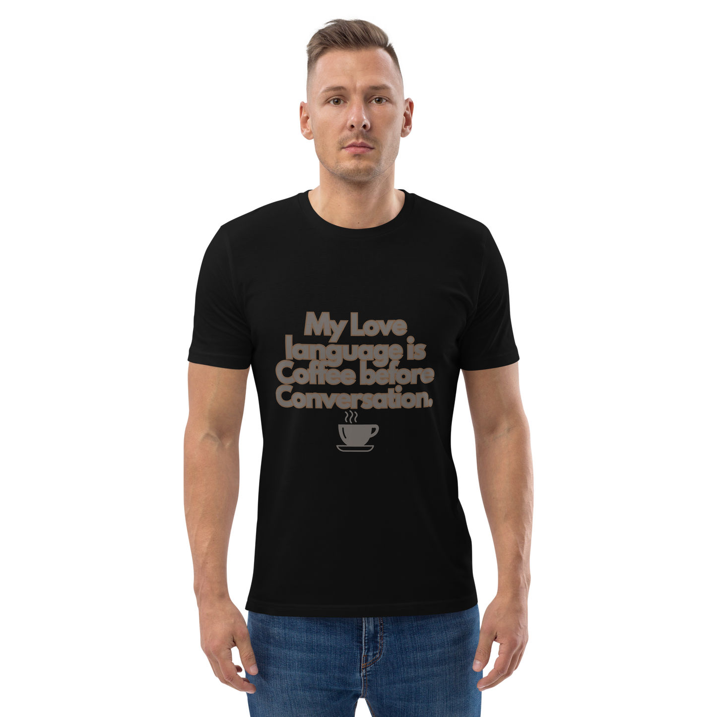 Cellar 8T Coffee - Love Language - Unisex Organic Cotton T-Shirt image 20