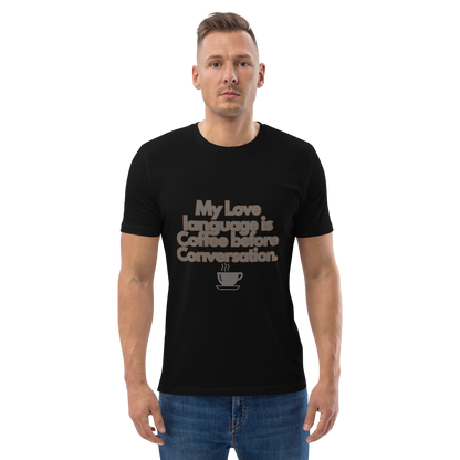 Cellar 8T Coffee - Love Language - Unisex Organic Cotton T-Shirt image 20