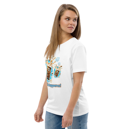 Cellar 8T Whisky - Sip Happens - Unisex Organic Cotton T-Shirt image 4