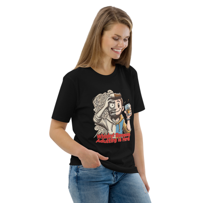 Cellar 8T Whisky - Adulting - Unisex Organic Cotton T-Shirt image 17