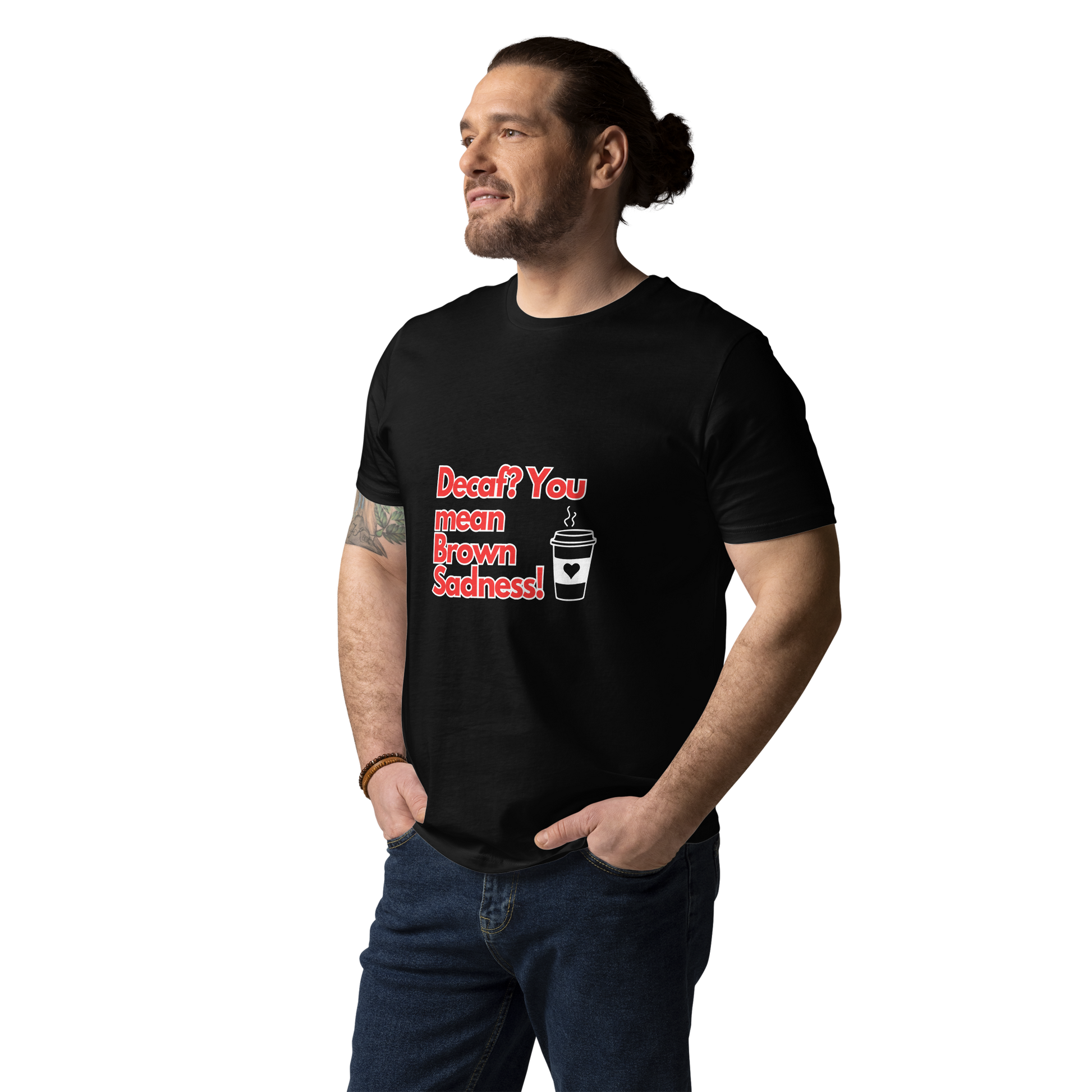 Cellar 8T Coffee - Brown Sadness - Unisex Organic Cotton T-Shirt image 21