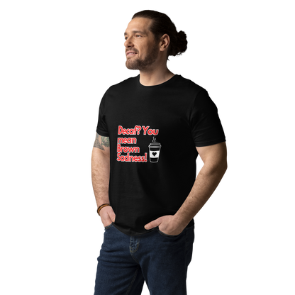 Cellar 8T Coffee - Brown Sadness - Unisex Organic Cotton T-Shirt image 21