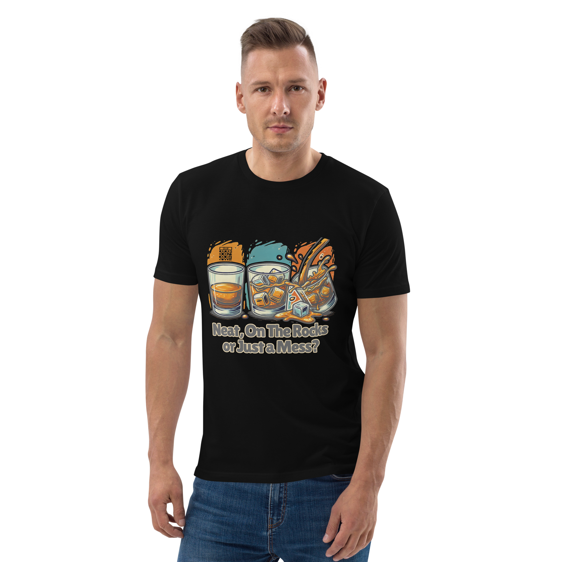 Cellar 8T Whisky - Neat - Unisex Organic Cotton T-Shirt image 1