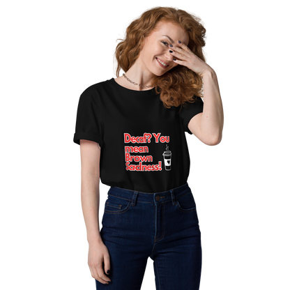 Cellar 8T Coffee - Brown Sadness - Unisex Organic Cotton T-Shirt image 2