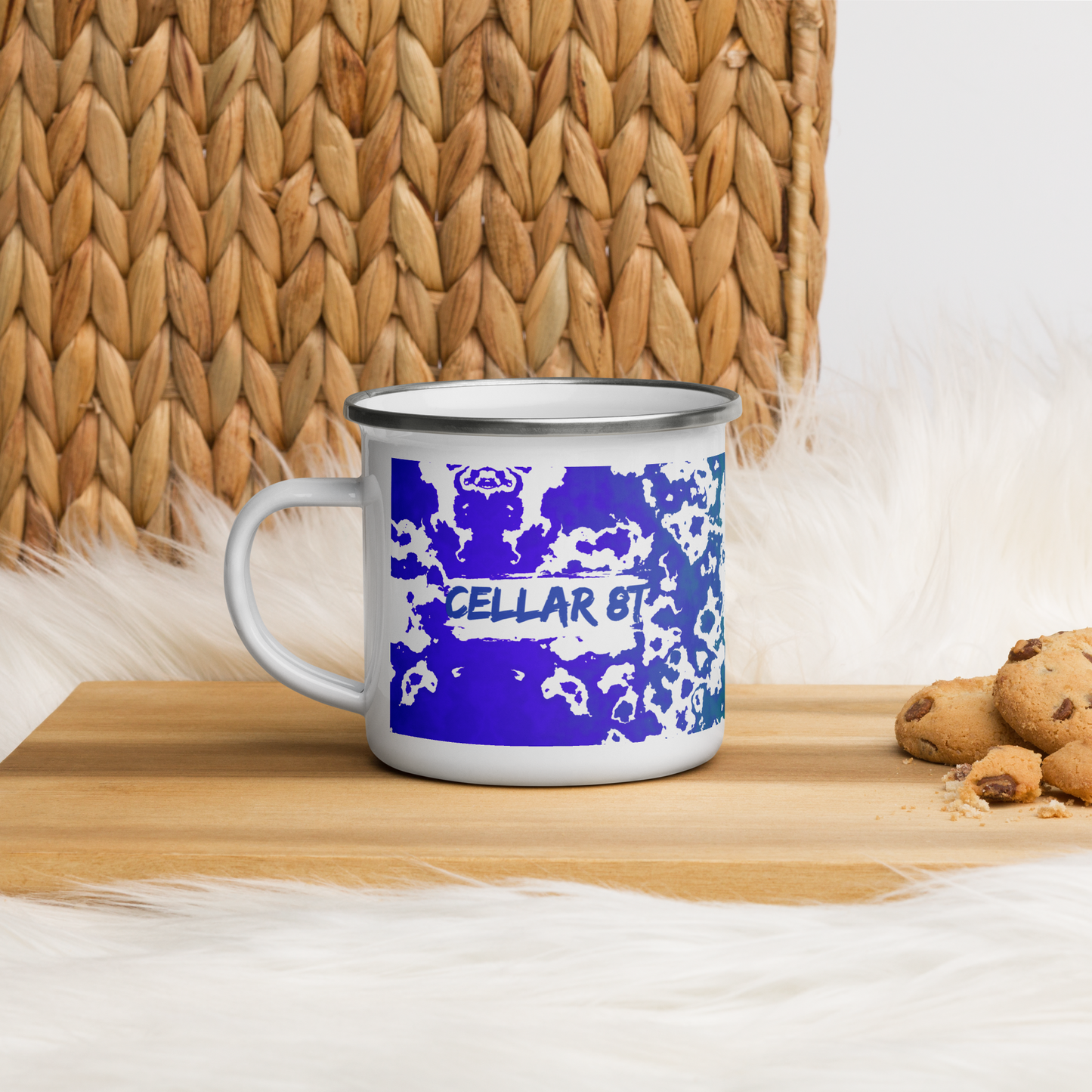 Cellar 8T - Coastal Caramel - Enamel Mug