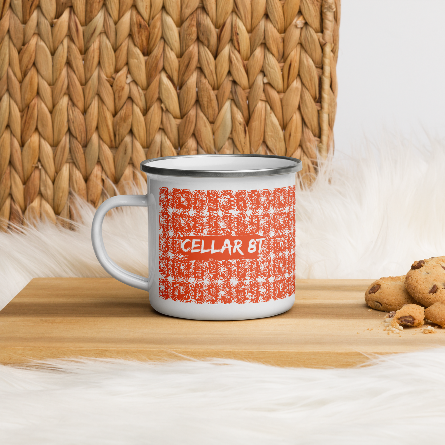 Cellar 8T - Tri Exi Ennea - Enamel Mug
