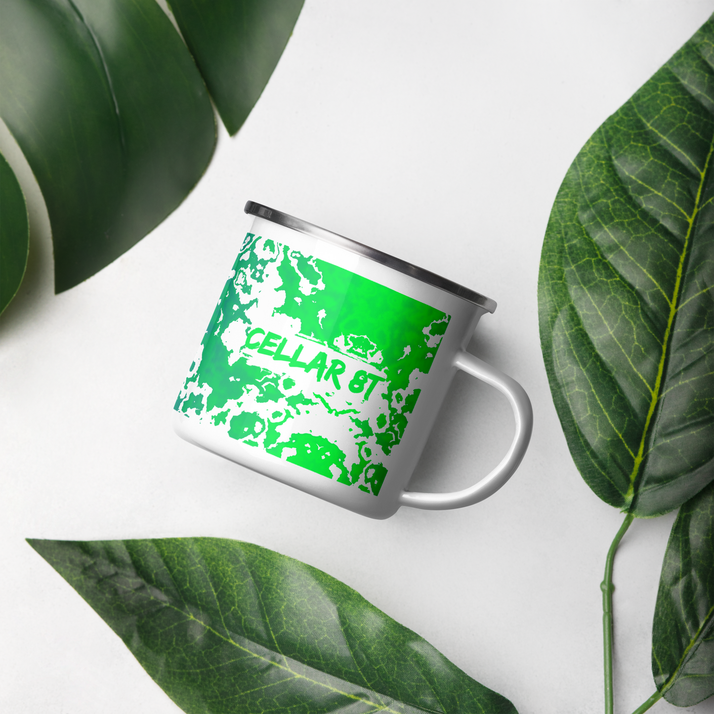 Cellar 8T - Coastal Caramel - Enamel Mug