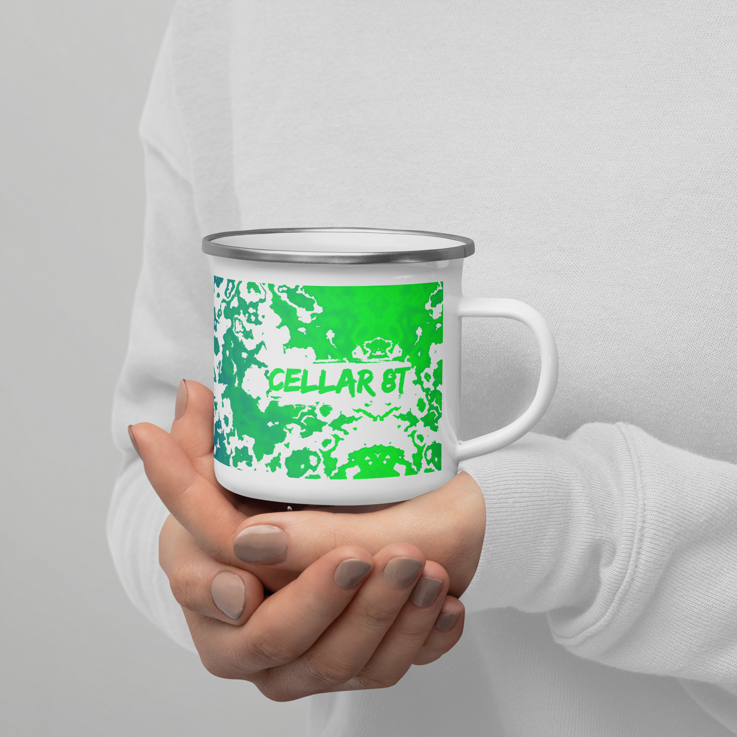 Cellar 8T - Coastal Caramel - Enamel Mug