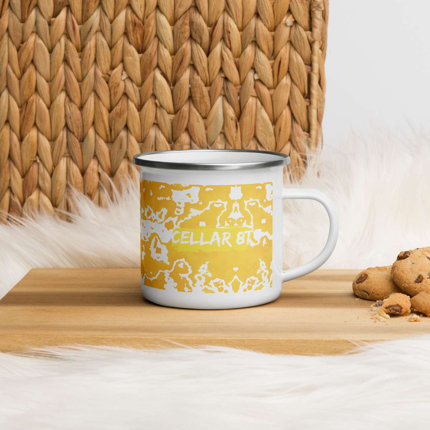 Cellar 8T - Golden Ember - Enamel Mug