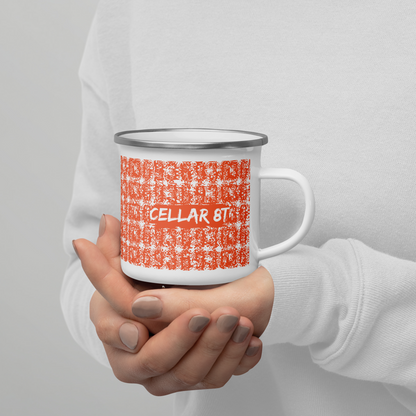 Cellar 8T - Tri Exi Ennea - Enamel Mug