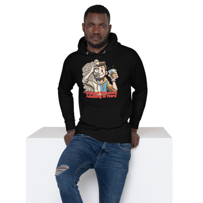 Cellar 8T Whisky - Adulting - Unisex Hoodie image 6