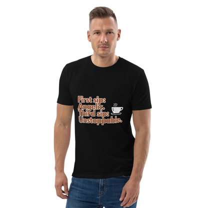Cellar 8T Coffee - Unstoppable - Unisex Organic Cotton T-Shirt image 25
