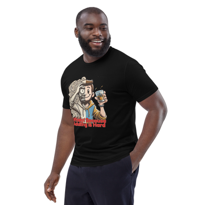Cellar 8T Whisky - Adulting - Unisex Organic Cotton T-Shirt image 6