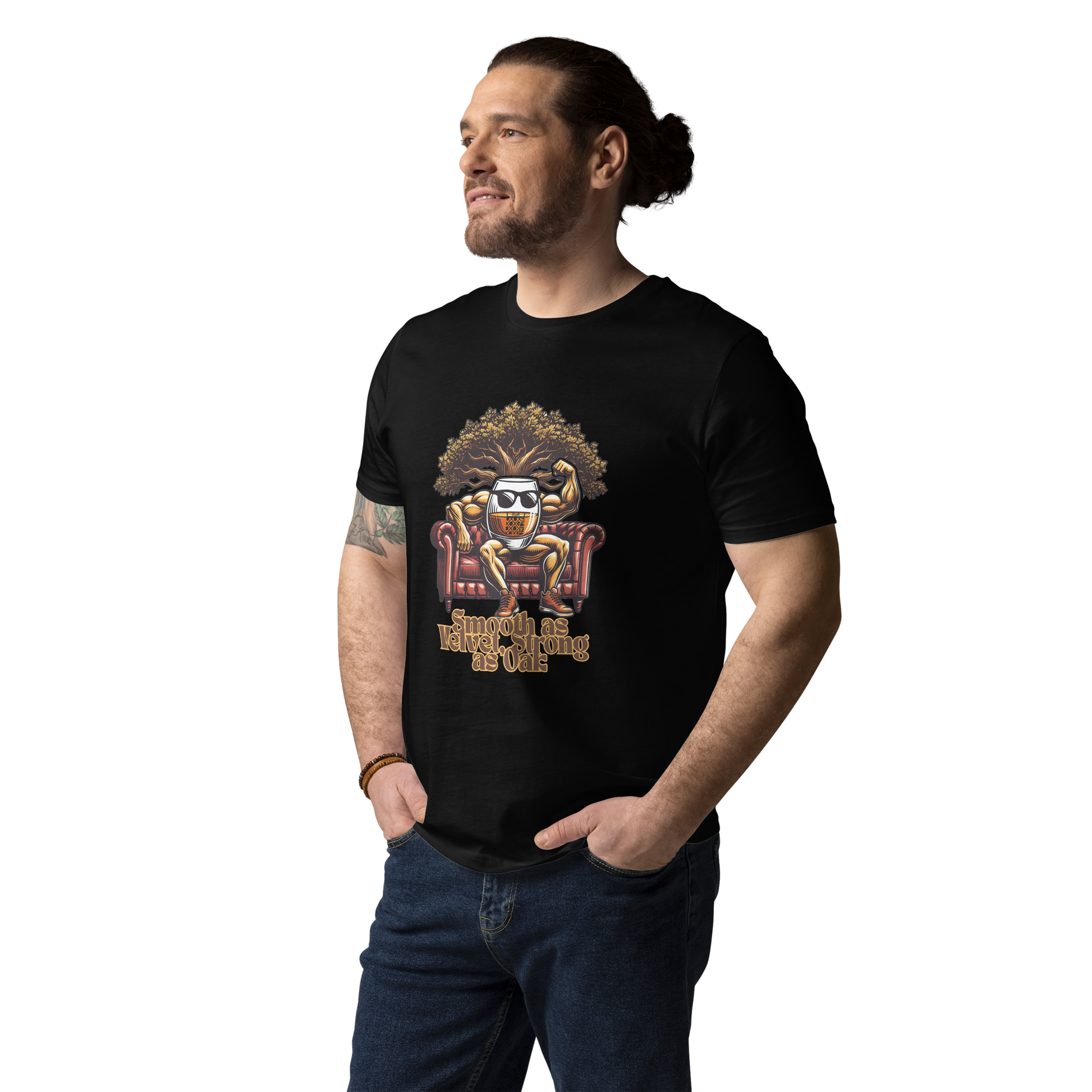 Cellar 8T Whisky - Smooth - Unisex Organic Cotton T-Shirt image 3