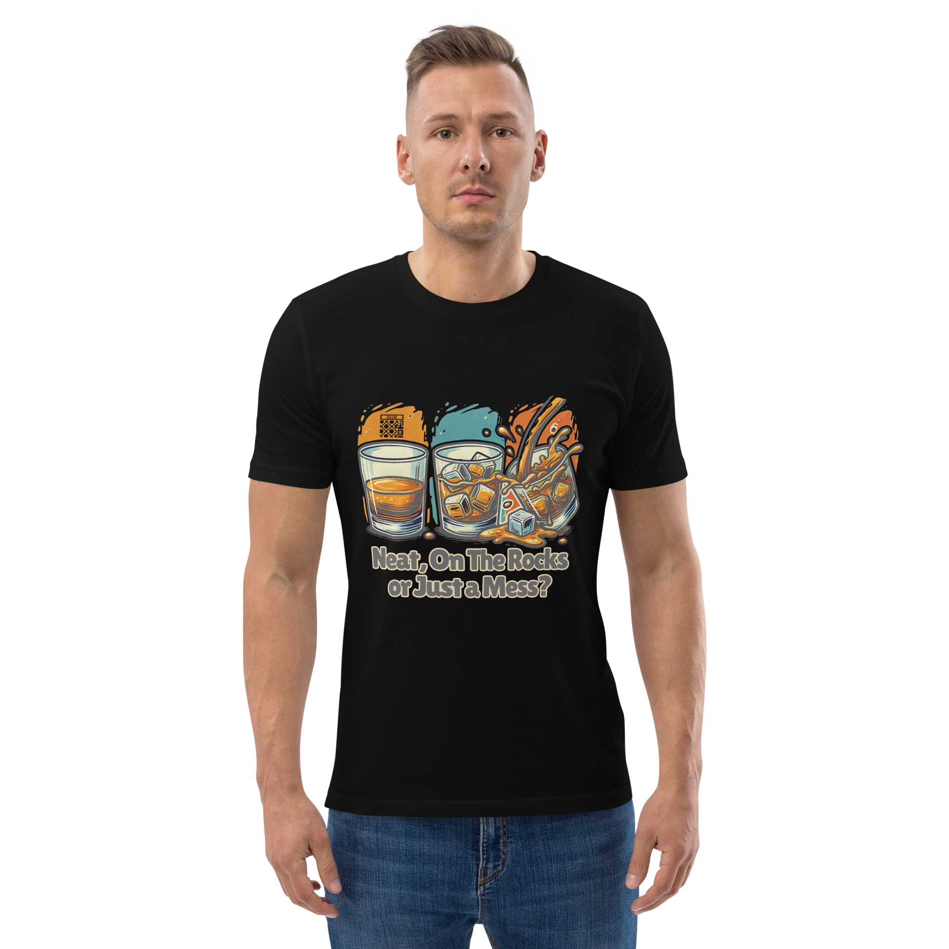 Cellar 8T Whisky - Neat - Unisex Organic Cotton T-Shirt image 0
