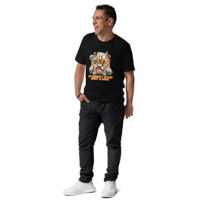 Cellar 8T Whisky - Workout - Unisex Organic Cotton T-Shirt image 4