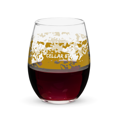 Cellar 8T - Smoked Honey Gold - Stemless Glass